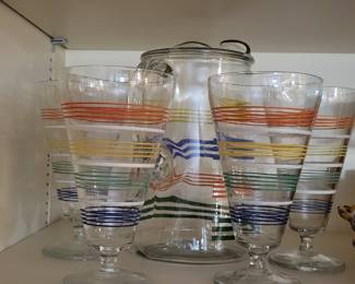 Vintage glassware