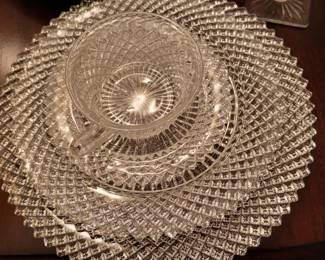 Fostoria Diamond Point 72 pieces