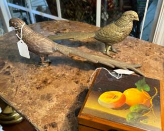 Brass pheasants