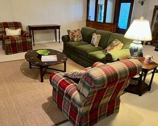 Couch and chairs from Batte Furniture.  Like new!