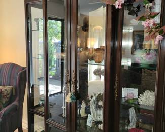 Lighted display cabinet