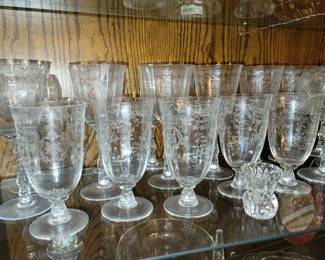 Antique glassware