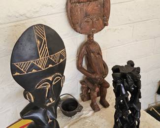 Ethnographic style fertility effigies.