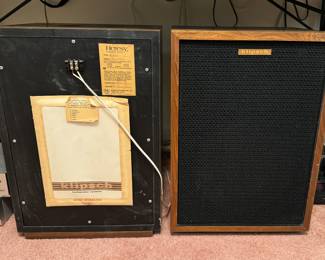Klipsch Heresy walnut speakers, sequential serial numbers