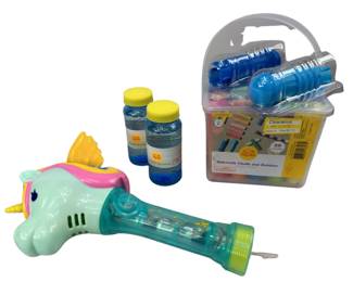 Sidewalk Chalk + Unicorn Bubble Blower