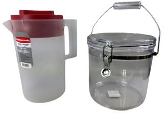 Clear Canister Sealing Lid & Rubbermaid