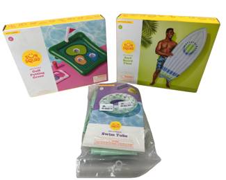  Tube Pool Toy Inflatable Floatie