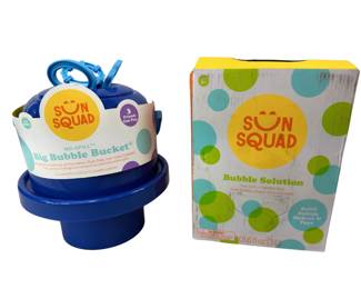 Bubble Bucket Wands & Bubble Solution