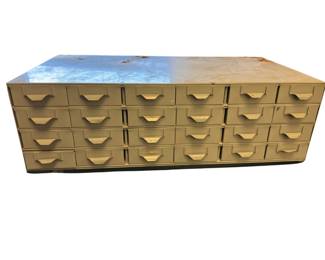  Drawers for Tools Parts Crafts Decor Gray Steel MCM