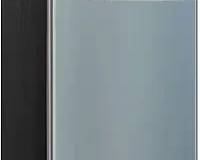 Thomson TFR725 2 Door Apartment Size Refrigerator Freezer Rounded Chrome Corners 7.5 CuFt Stainless