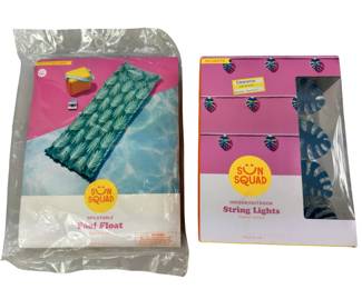 String Lights & Float Pool Toy Inflatable Floatie