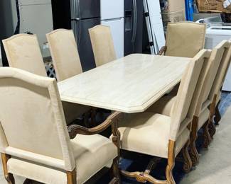 Marble Table with Chairs Orlando Estate Auction