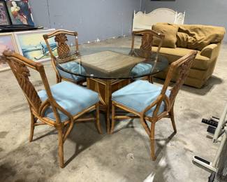 Bamboo Table and Chairs Orlando Estate Auction