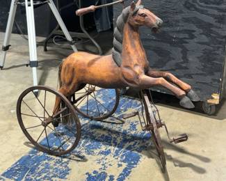 Vintage Children's Horse Bicycle Orlando Estate Auction