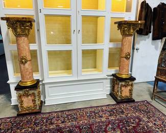 Louis XVI Style Pedestals Orlando Estate Auction
