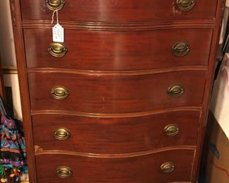 Vintage 5 drawer chest