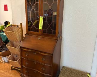 Mahogany petite secretary