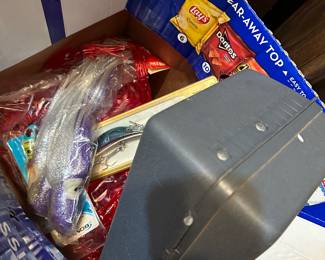 box of fishing lures 