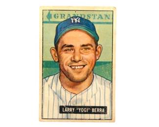 1951 Bowman 2 Yogi Berra
