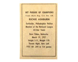 Rare Richie Ashburn
