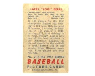 1951 Yogi Berra