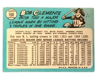 1965 Bob Clemente