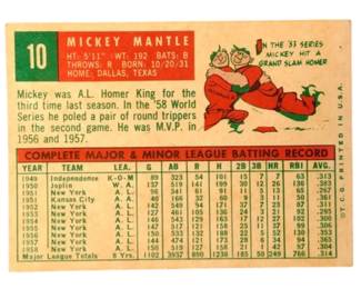 1959 Mickey Mantle