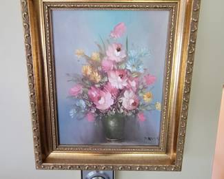 Beautiful oil painting, signed Davis.