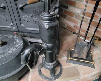 Cast iron water pump. 