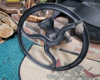 Vintage Antique Feed Mill Grinder.