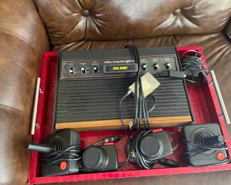 Vintage Atari game system.