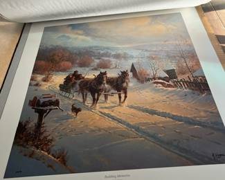 G. Harvey (1933-2017) - 'building memories' Limited Edition Print