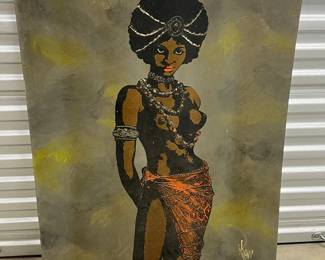 Nubian Princess - Original Painting - $100 - Firm!