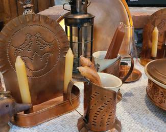 Assorted Copper Home Accents