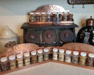 Pfaltzgraff Coffee Jar & Mr. Dudley Coffe Grinder & More