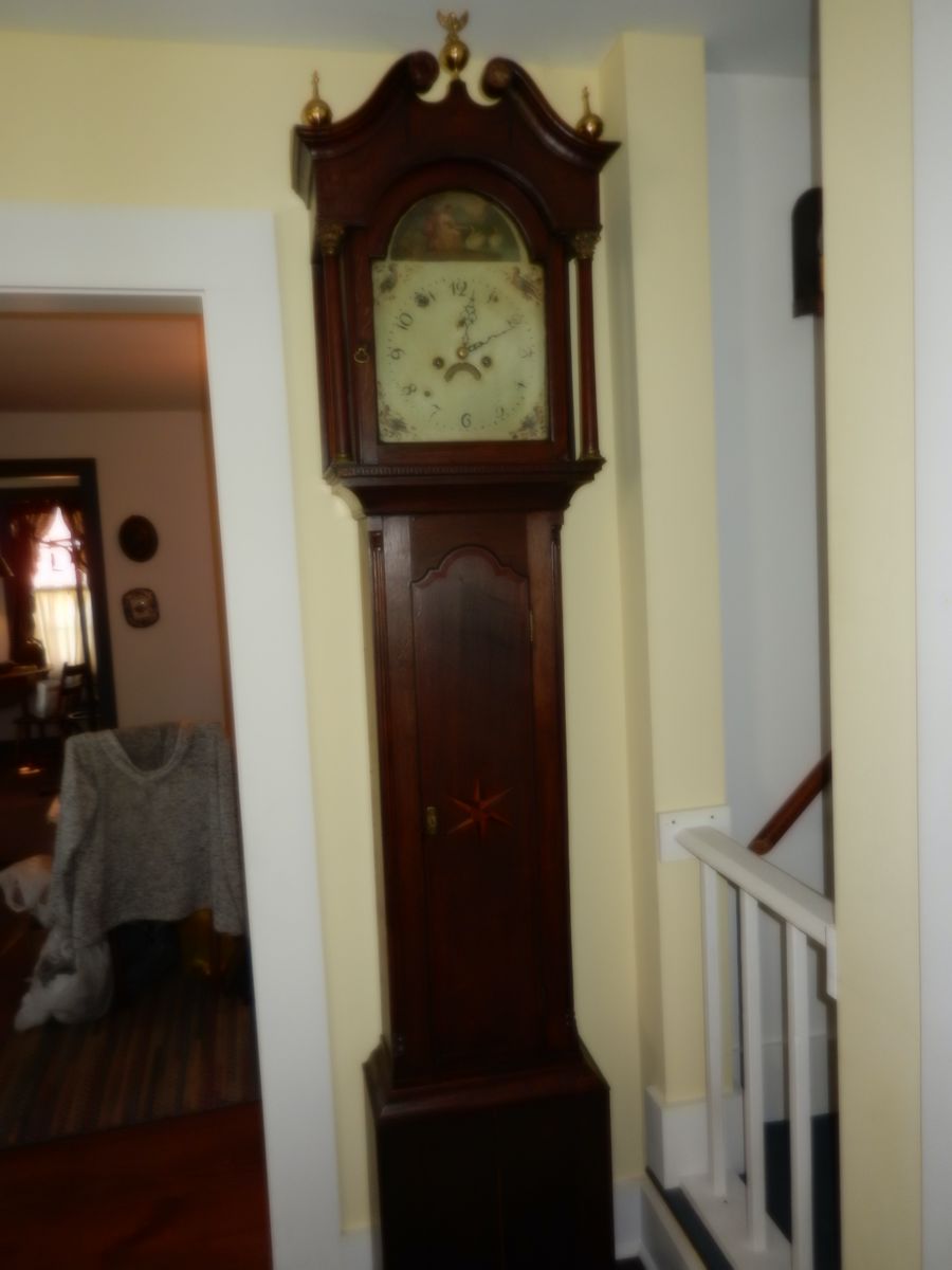 Long Case Grandfather Clock - Very Old! 