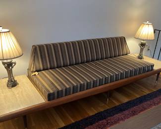 Adrian Pearsall floating sofa, upholstery as is, backrail missing (still looking for it!)