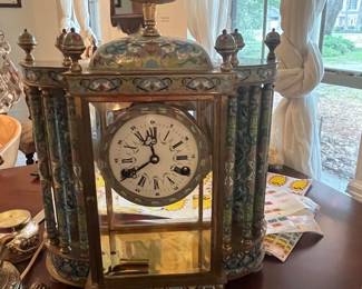 Beautiful Cloissone clock