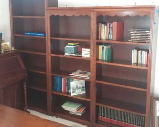 Matching Wood Book Shelves
