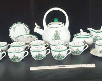 Spode Double Tier, Triple Dish Pierced Square Tray