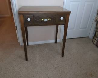 Vintage Solid Wood SINGER Sewing Machine Table