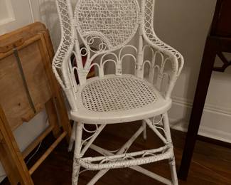 Wicker High Chair