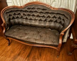 Victorian Sofa with Horsehair Fabric