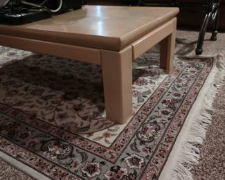 coffee  table-  not  the  rug