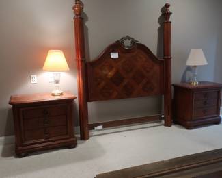 Thomasville  night  stands  and  king  headboard