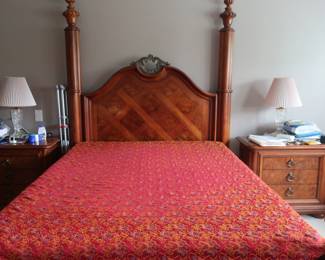 Queen  bed  frame-no  mattress