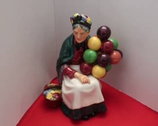 Royal Doulton lady balloon seller