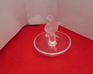 Lalique   trinket  holder