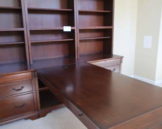 aspen  home  office  unit-  It   is  three pieces  with  writing  table  attached