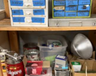 Various Nails, Screws, Bolts, Nuts And More